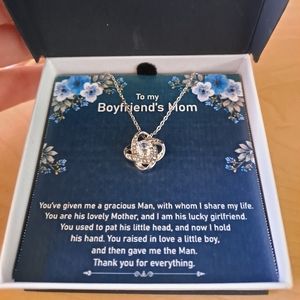 To My Boyfriends Mom Necklace